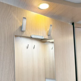 Hymer B-MC I 680 Motorhome Bathroom hooks & hymer details