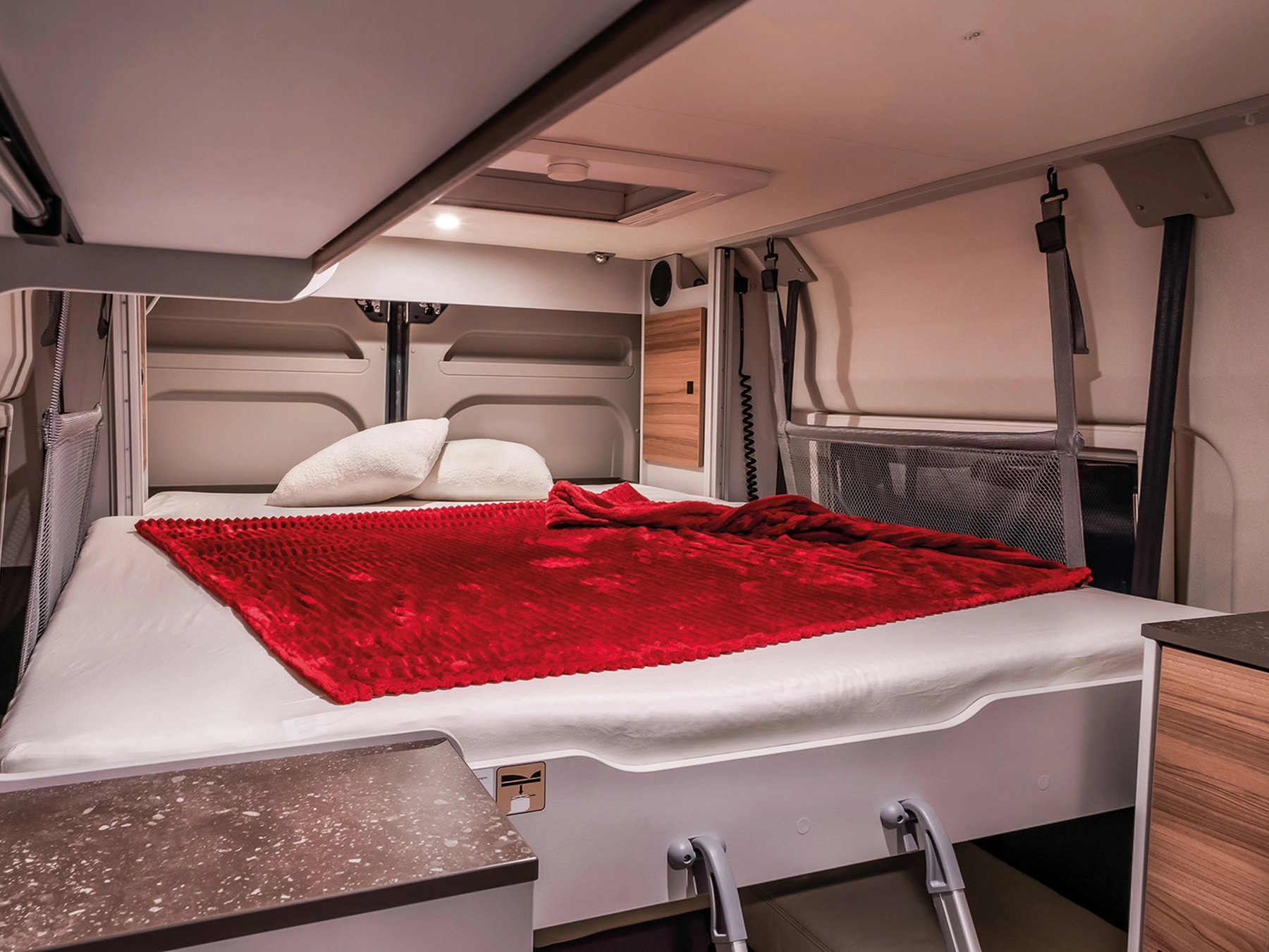 Burstner B66 644 Campervan - Bed Drop Down