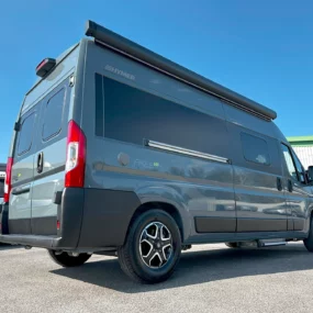 Hymer Free 600 Campus Pop Top Special Edition Campervan Exterior Rear Left Side