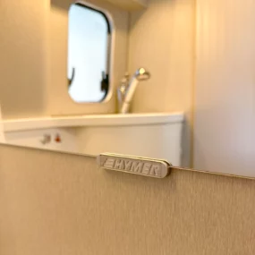 Hymer Free 600 Campus Pop Top Special Edition Campervan Hymer Logo Details Bathroom