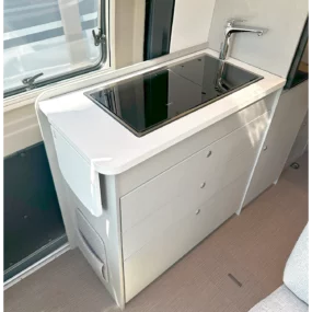 Hymer Free 600 Campus Pop Top Special Edition Campervan Kitchen