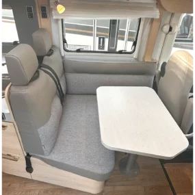 Hymer B-MC I 680 Motorhome Lounge area table