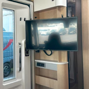 Hymer B-MC I 680 Motorhome TV in Lounge