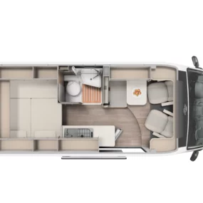 Carado CV600 Pro Campervan - Floorplan Layout