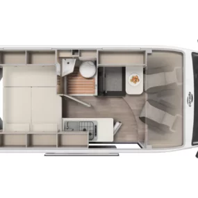 Carado CV540 Pro Pop Top Floorplan