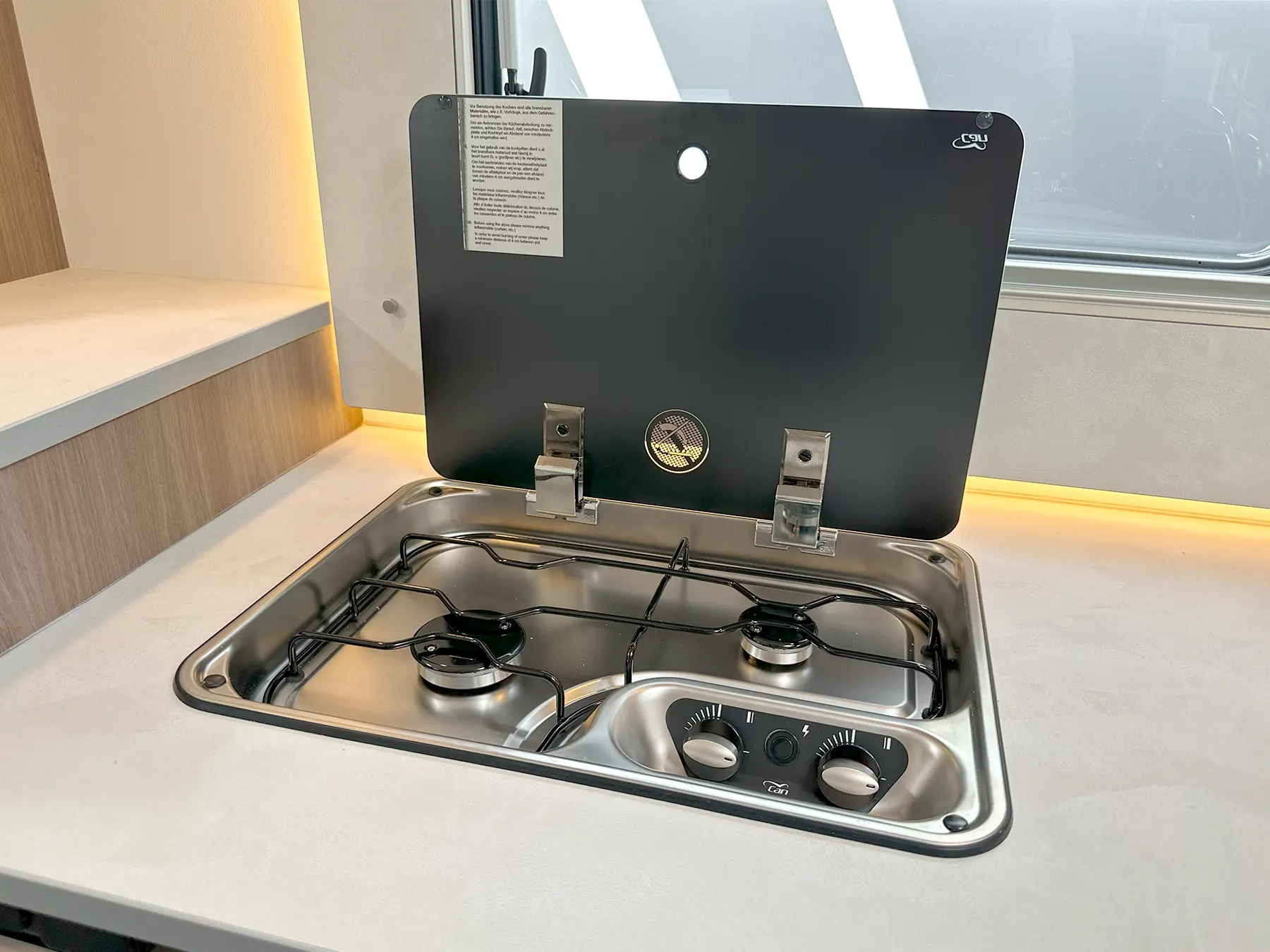 Carado T338 Pro + 2 Burner Gas Hob