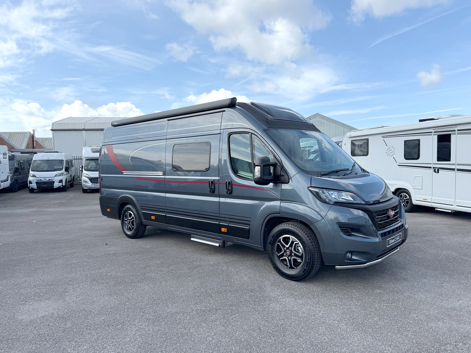 Burstner Eliseo C642 Campervan Exterior Front Left