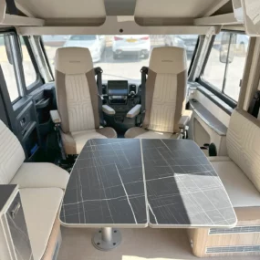 Burstner Lyseo I 727 G Harmony Line Motorhome - Lounge Table Extended