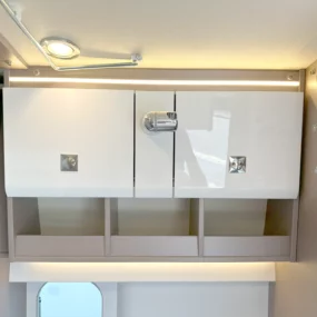 Burstner Eliseo C540 Pop Top Campervan Bathroom Storage