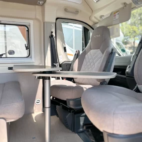 Burstner Eliseo C540 Pop Top Campervan Lounge Table Extended