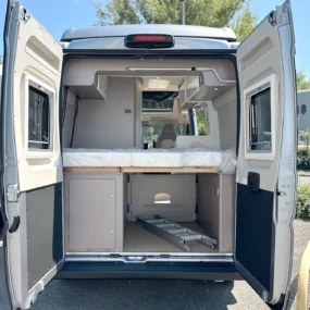 Burstner Eliseo C540 Pop Top Campervan Rear Storage