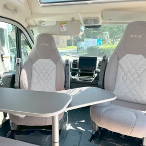 Burstner Eliseo C540 Pop Top Campervan Swivel Cab Seats & Lounge Table Extended