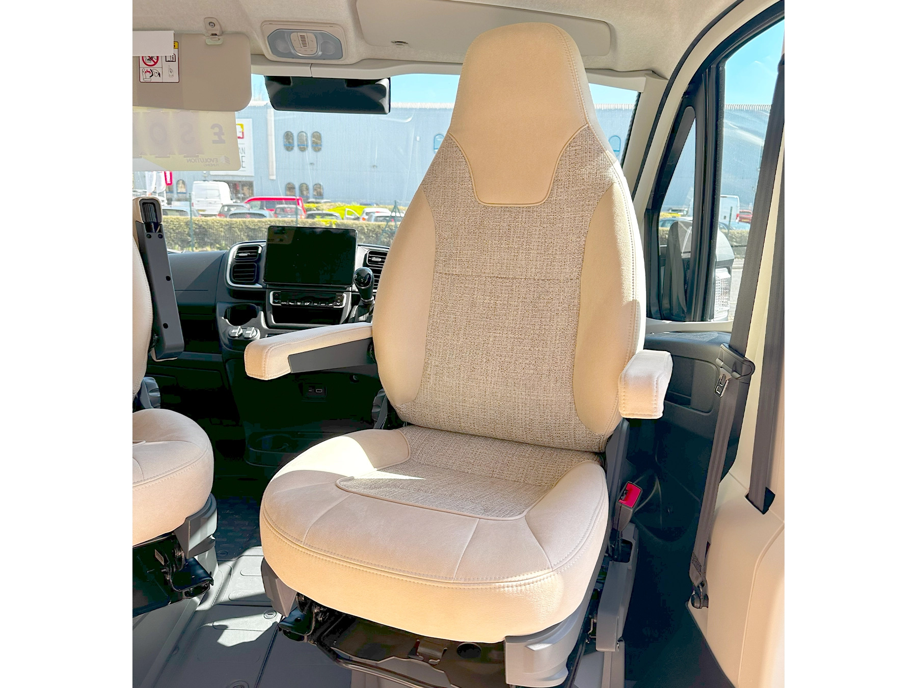 Malibu 540 DB Compact Pop Top Campervan Drivers Seat