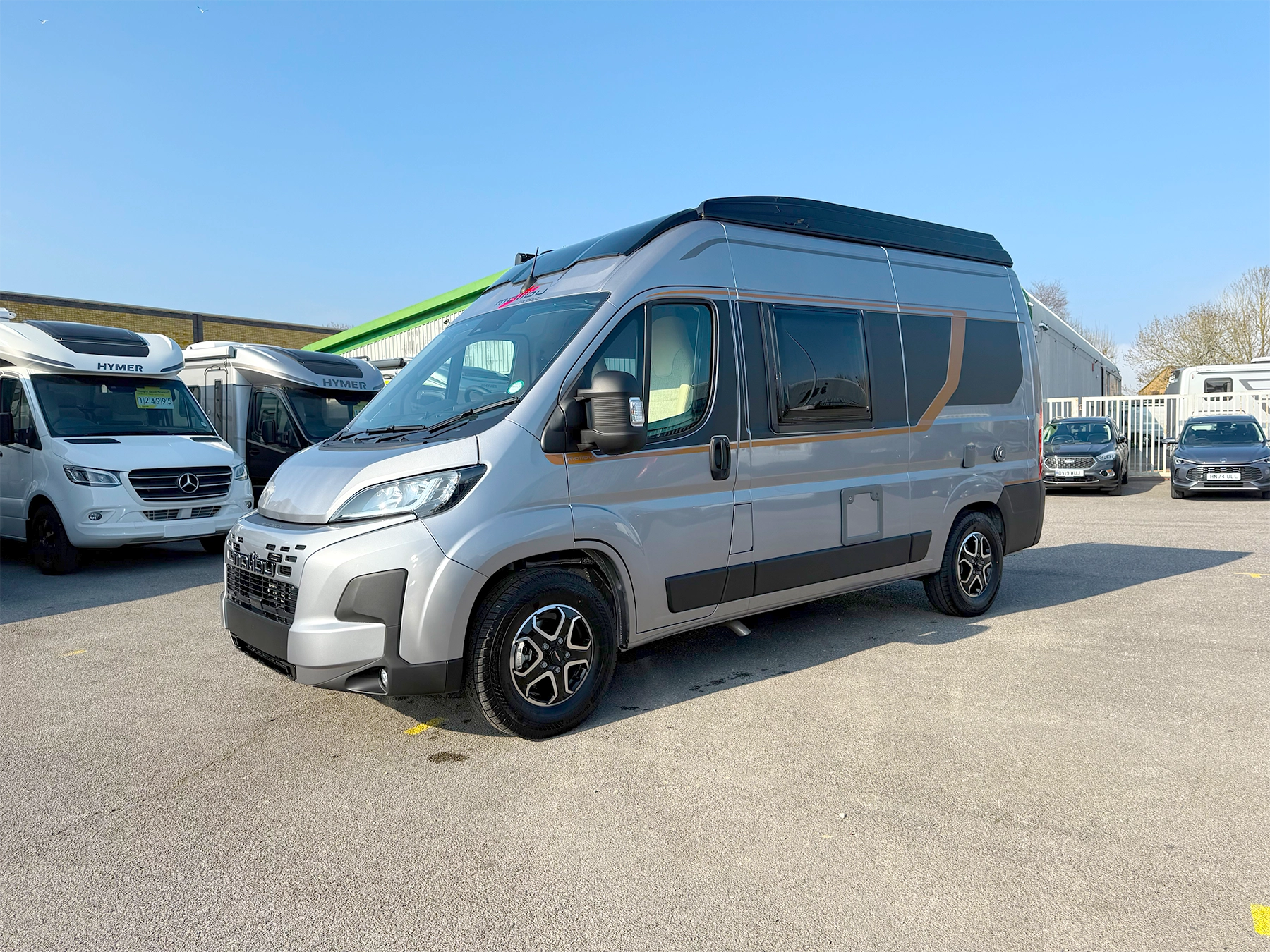 Malibu 540 DB Compact Pop Top Campervan Exterior Front Left Side