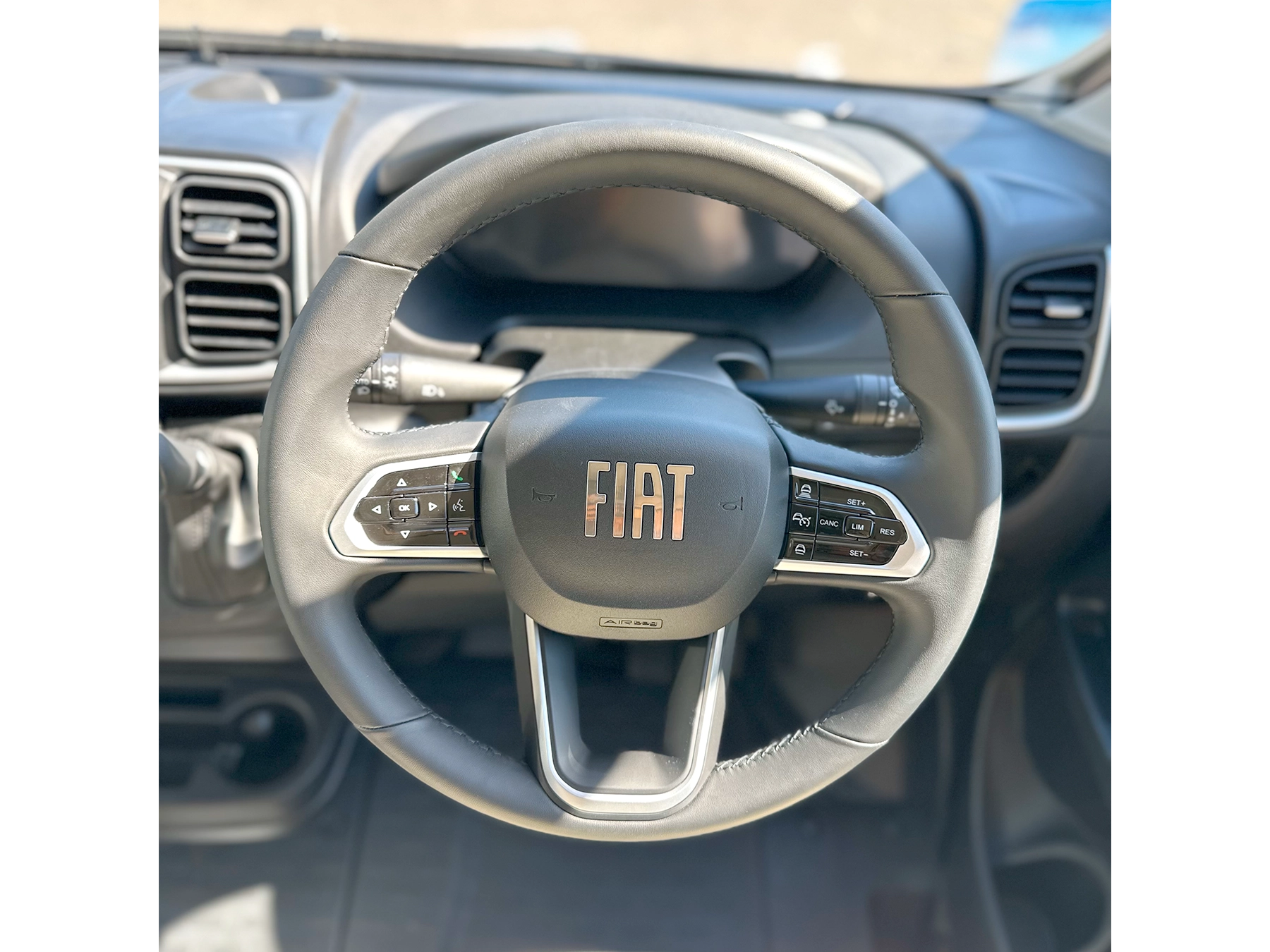 Malibu 540 DB Compact Pop Top Campervan Fiat Steering Wheel