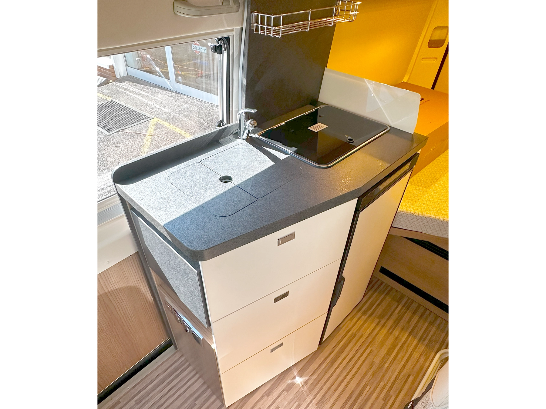 Malibu 540 DB Compact Pop Top Campervan Kitchen Area