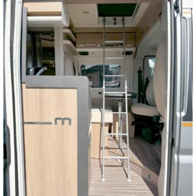 Malibu 540 DB Compact Pop Top Campervan Ladder to Pop-Top roof