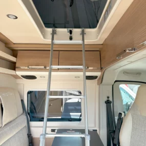 Malibu 540 DB Compact Pop Top Campervan Ladder to Pop-Top roof