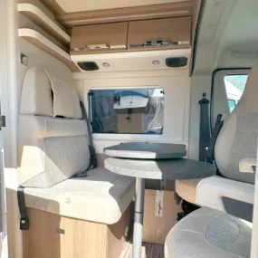 Malibu 540 DB Compact Pop Top Campervan Lounge Area Table Extended