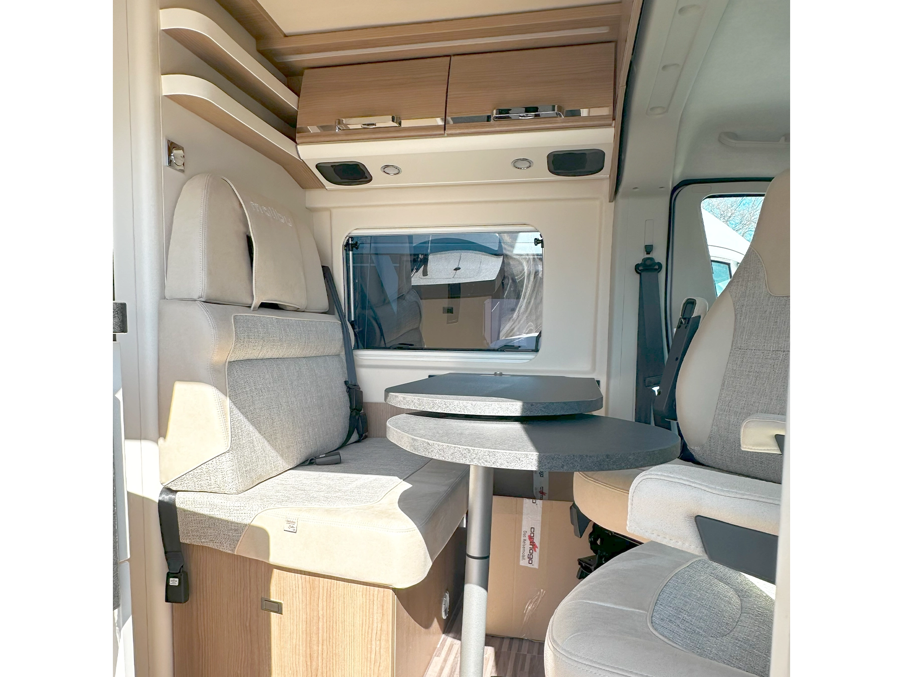 Malibu 540 DB Compact Pop Top Campervan Lounge Area Table Extended