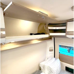 Malibu 540 DB Compact Campervan N102618 - Bedroom Overhead Storage