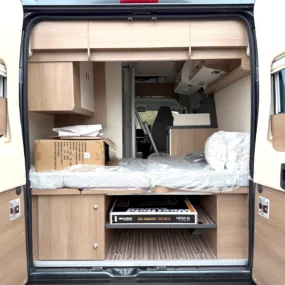 Malibu 540 DB Compact Campervan N102618 - Exterior Rear Open