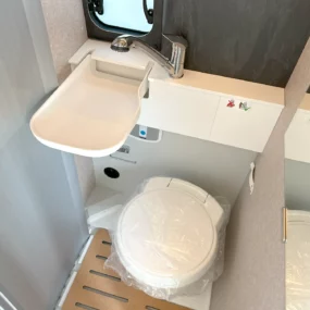 Hymer Ayres Rock Pop Top Campervan Bathroom