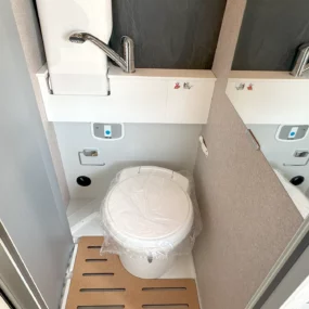 Hymer Ayres Rock Pop Top Campervan Bathroom