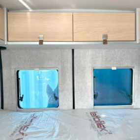 Hymer Ayres Rock Pop Top Campervan Bedroom Windows