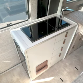 Hymer Ayres Rock Pop Top Campervan Kitchen