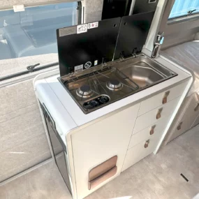 Hymer Ayres Rock Pop Top Campervan Kitchen