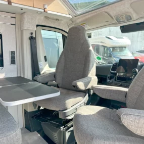Hymer Ayres Rock Pop Top Campervan Lounge