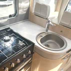 Hymer B-MC T 600 Whiteline Kitchen Worktop