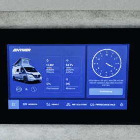 Hymer Ayers Rock Campervan - Hymer Control Panel