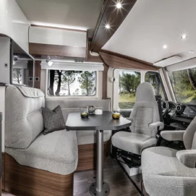 Hymer B-MC I 580 Motorhome - Lounge Side View