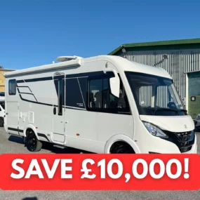 Hymer B-MC I 600 Whiteline Motorhome 7045 - Exterior Front Right BADGE