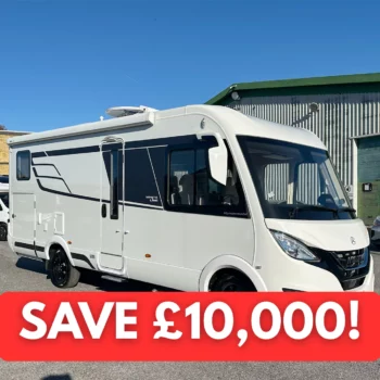 Hymer B-MC I 600 Whiteline Motorhome 7045 - Exterior Front Right BADGE