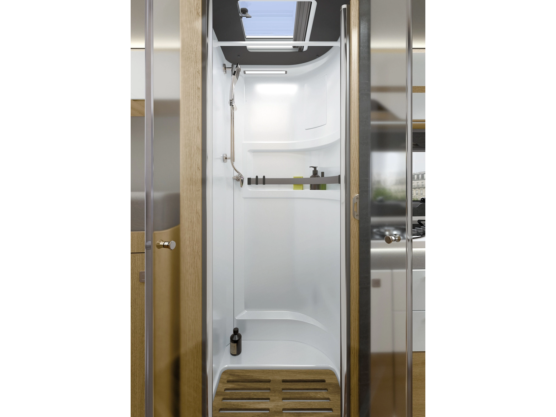 Hymer B-ML I 780 Motorhome - Bathroom Shower