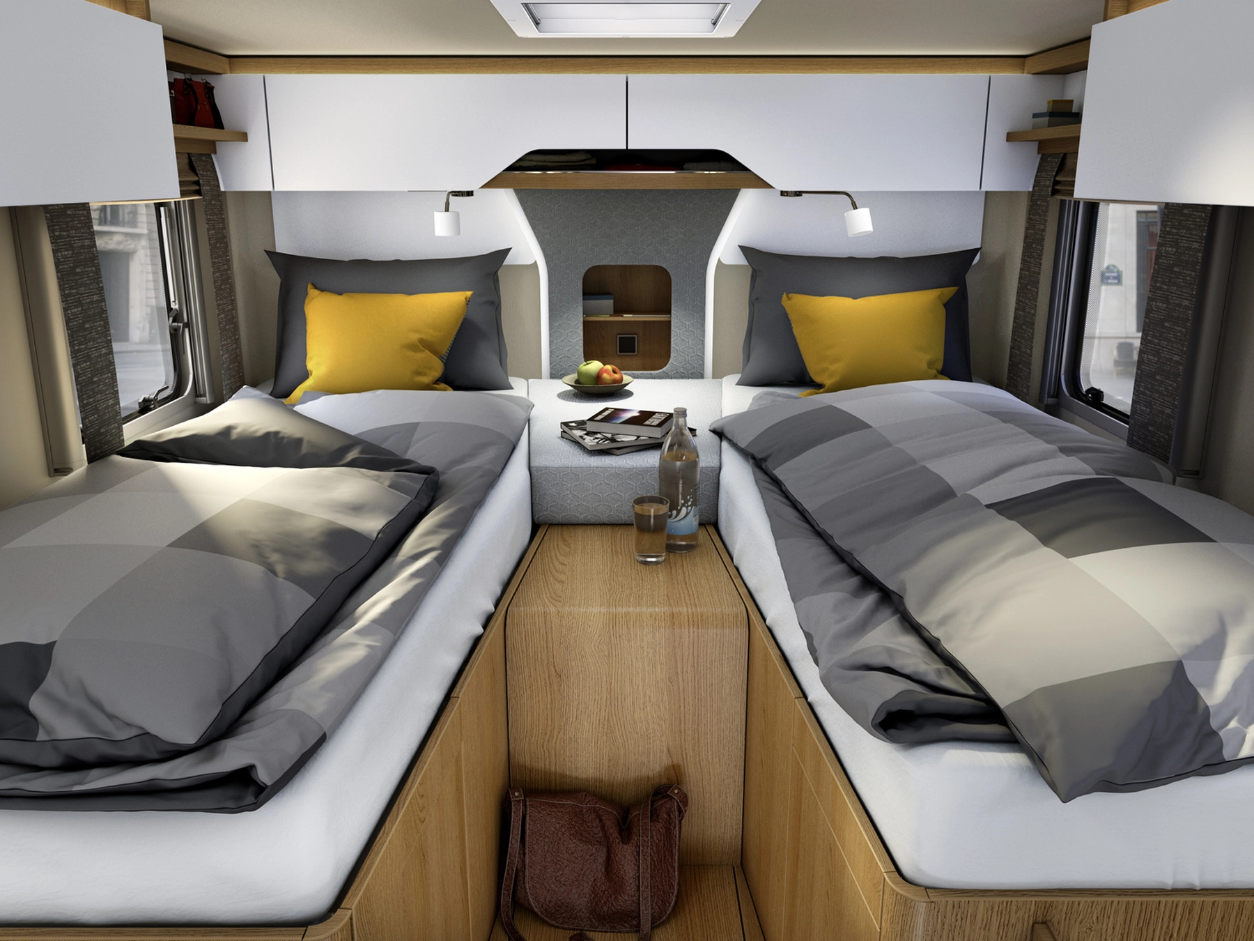 Hymer B-ML I 780 Motorhome - Bedroom Bed