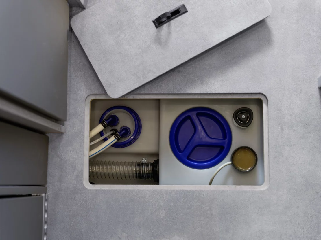 Hymer Grand Canyon Campervan - Water Tank Access