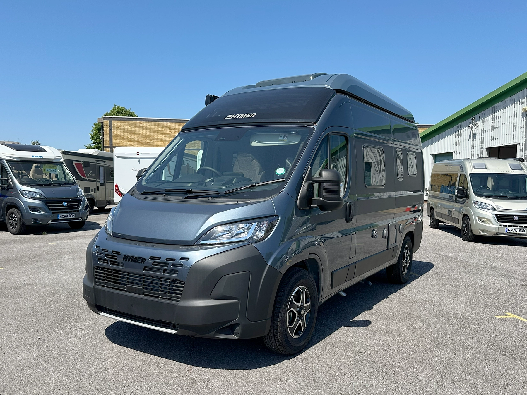 Hymer Ayres Rock Pop Top Exterior Front Right