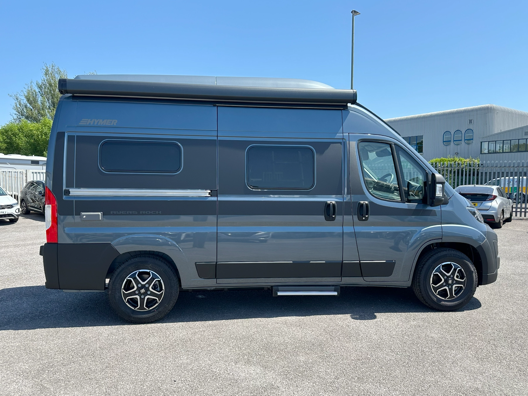 Hymer Ayres Rock Pop Top Exterior Left Side