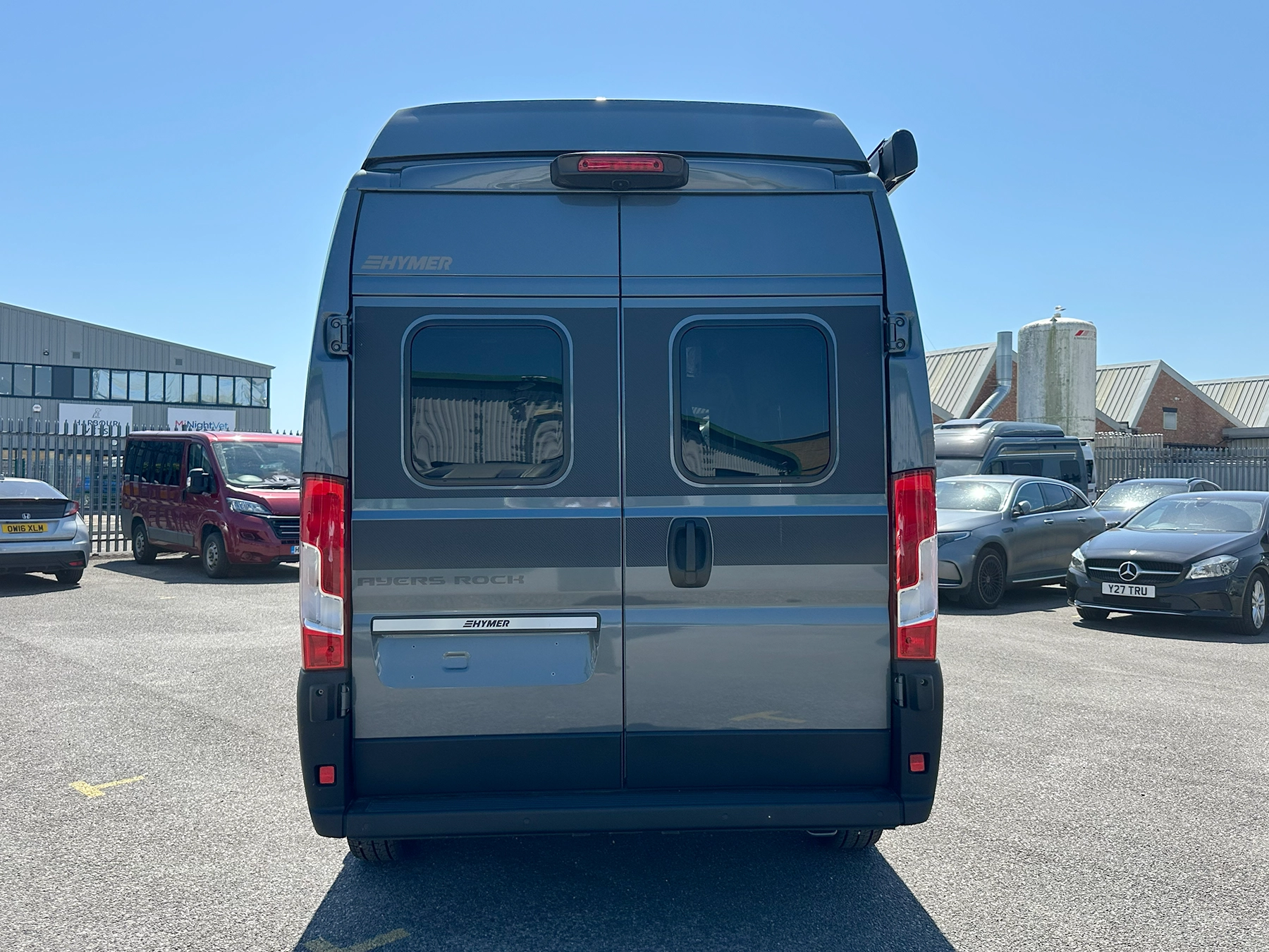 Hymer Ayres Rock Pop Top Exterior Rear