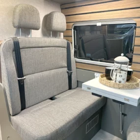 Hymer Ayres Rock Pop Top Lounge Area