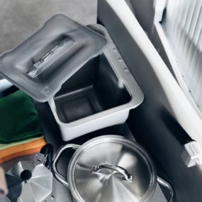 Hymer Yellowstone Campervan - Kitchen Drawer Storage