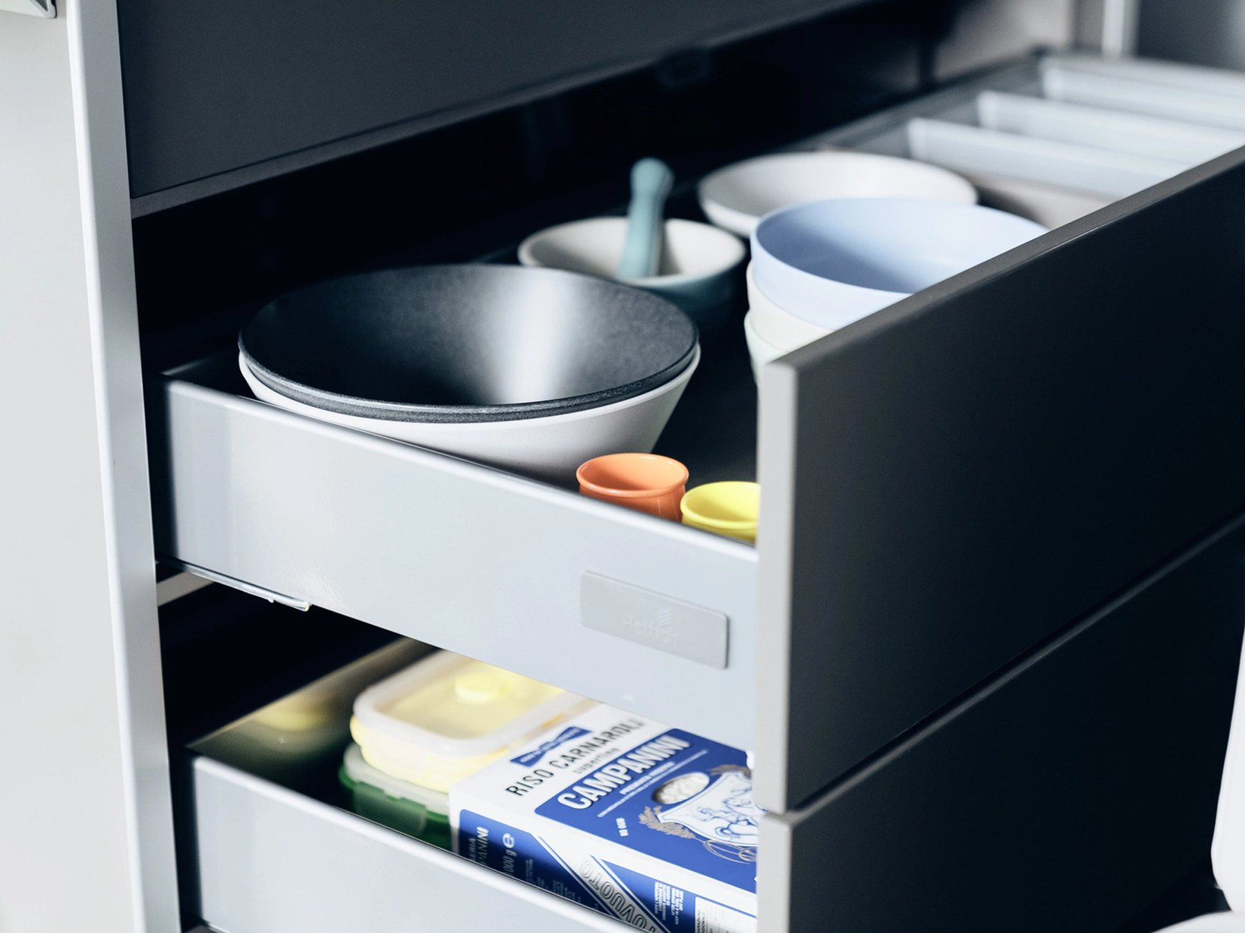 Hymer Yellowstone Campervan - Kitchen Drawers