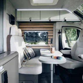 Hymer Yellowstone Campervan - Lounge Area