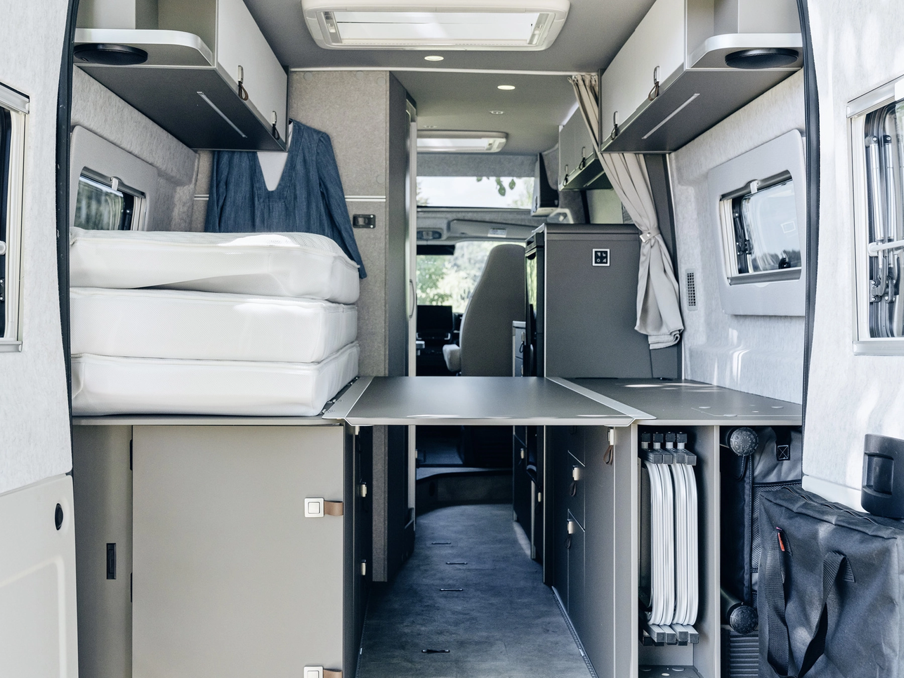 Hymer Yellowstone Campervan - Rear Storage