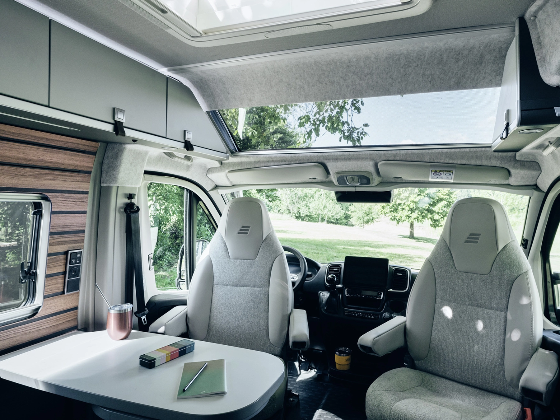 Hymer Yellowstone Campervan - Skylight