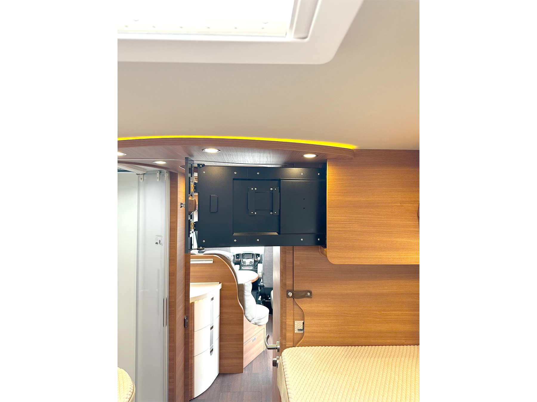 Carthago Chic C-Line I Motorhome - Bedroom TV Bracket